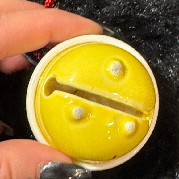 Vintage Japanese  Dorei Bell Ceramic Bell Ornament With Floral  Design - Picture 3 of 5